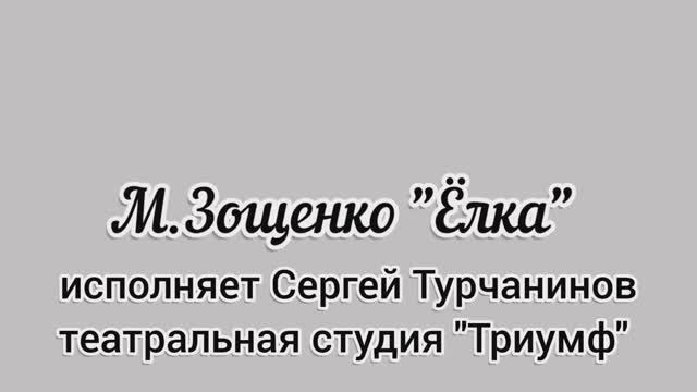 М. Зощенко "Ёлка"