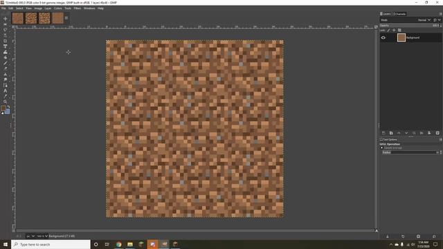 Minecraft Dirt Texture Tutorial – GIMP