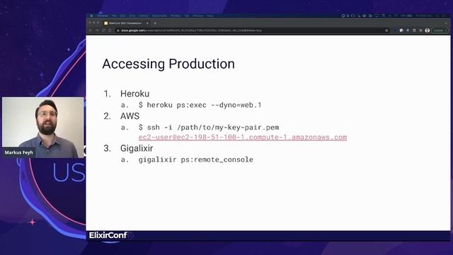 ElixirConf 2021 - Markus Feyh - Remote Tracing in Production Clusters