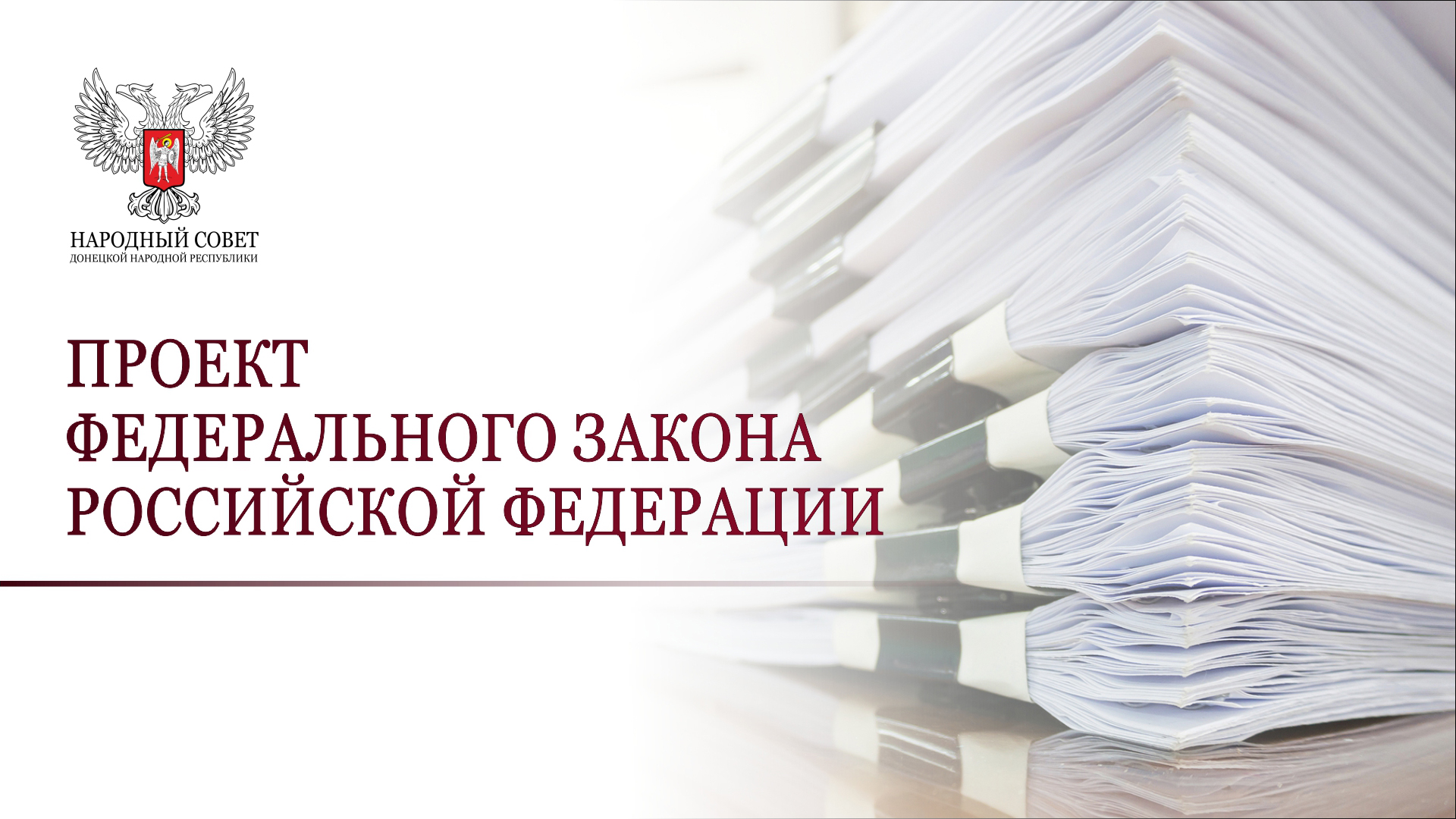 Народный Совет рассмотрел проекты федеральных законов, принятых Госдумой в первом чтении