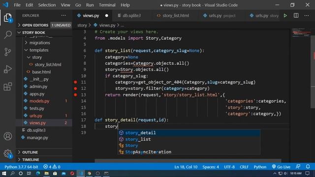 Django Project #3 |  Create Detail page for blog in djago