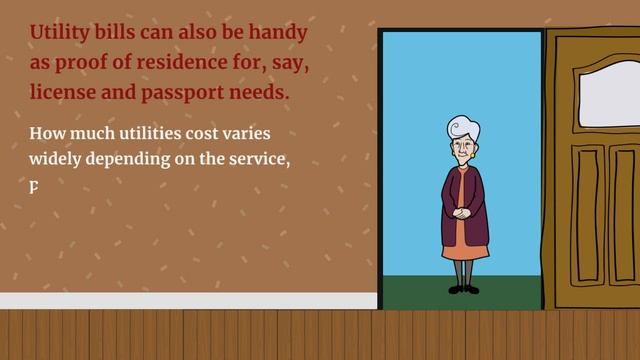 How can utility bills be used?