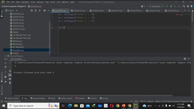 How to Solve Quadratic Equation in Python The most straightforward way python  pythontutorial