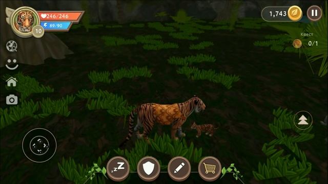 Родился ТИГРЕНОК и новый СКИН на орла в WildCraft!
