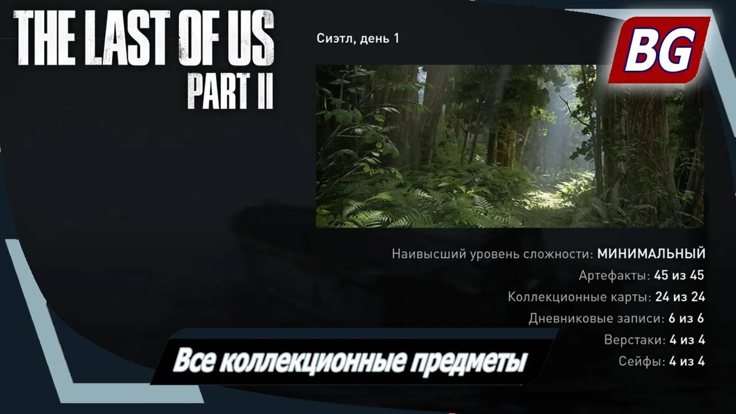 The Last of Us Part II ➤ Все коллекционные предметы ➤ Сиэтл, день 1 (глава 10-15)