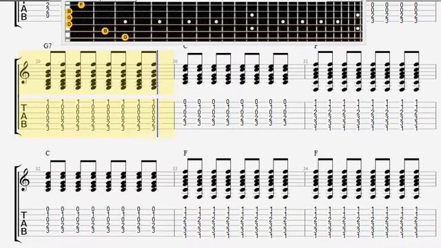 Beatles The   Misery GUITAR 2 TABLATURE
