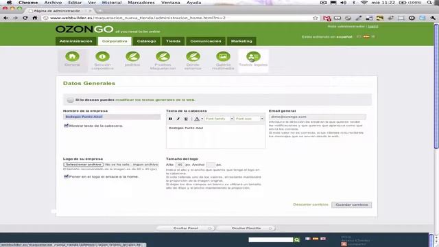 Introducción - CMS OZONGO.com