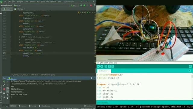 A.I based home automation using Python