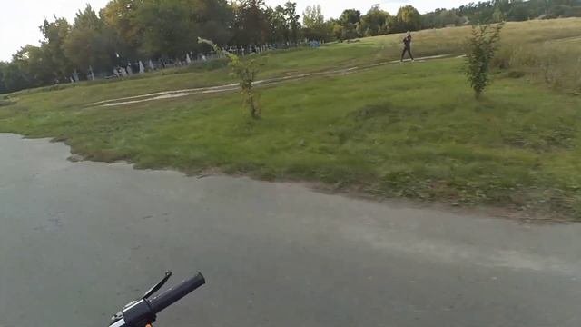 Покатушки на мопеде Alpha  Alpha Cafe Racer