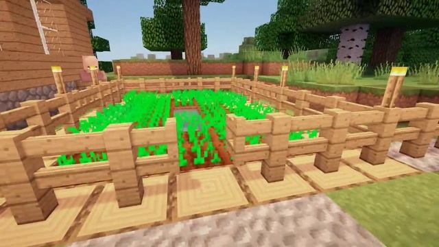 MineCraft: Обзор карты в майнкрафт (Улучшенная деревня)