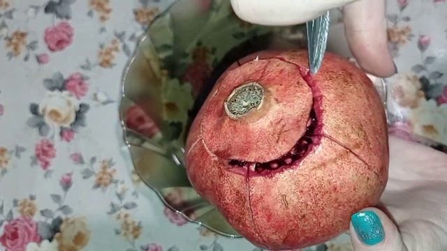 Как разрезать гранат правильно