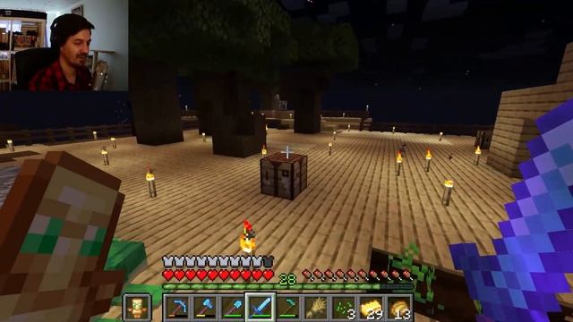 АСМР Майнкрафт на Одном Блоке #50 | Убилейная серия! Даже не хочется заканчивать | ASMR Minecraft