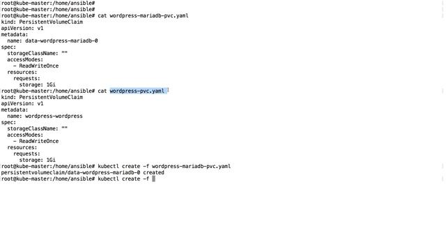 kubernetes wordpress installation