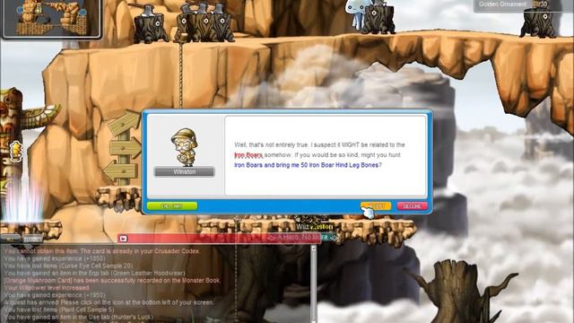 Maplestory GMS Tespia Mercedes Part 3 "THEY WANT 150 FIRE BOARS D:"