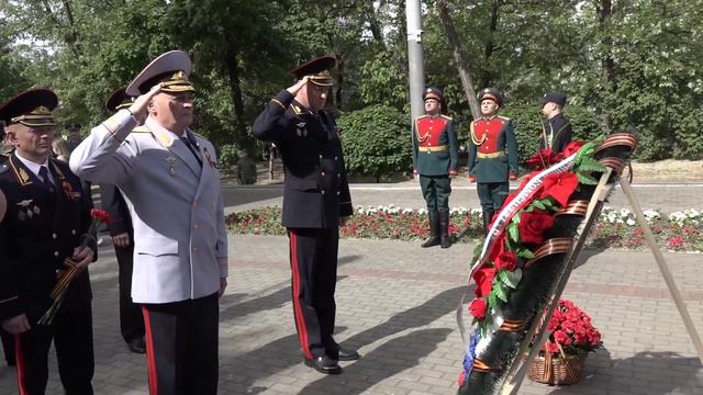 В Запорожской области полицейские приняли участие в мероприятиях, посвященных Дню Победы