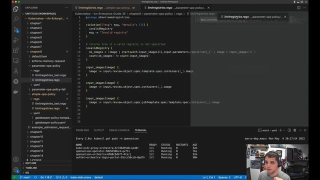 Chapter 8 - Extending Security Using Open Policy Agent