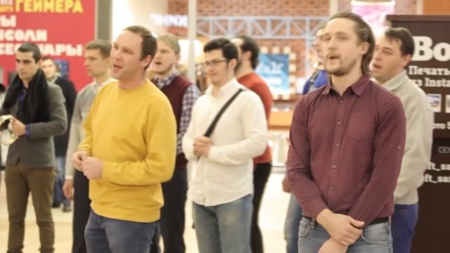 Рождественский флэшмоб ТЦ "ТРИУМФ МОЛЛ" г. Саратов