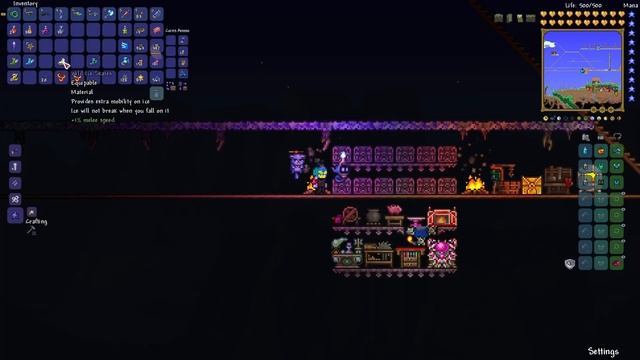 Terraria Boots Guide! (Crafting Recipe, All Movement/Running & Water/Lava Walking Boots)