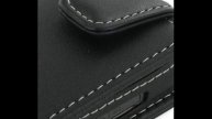 PDair Leather Case for Samsung SGH-L700 - Flip Type (Black)