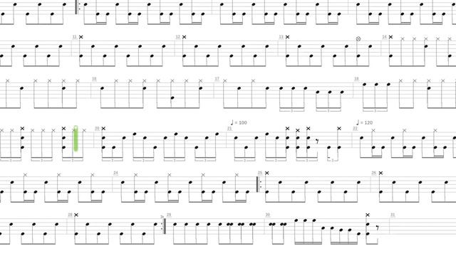 I Want To Pisse On Your Face + Time Of Redemption + Drum Only + Drum Tab