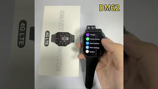 DM62 Android Smart Watch 4G SIM Card WiFi GPS AMOLED Display DM20 VS #LEMFO #amazfitsmartwatch