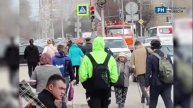 В Рязанцы засняли, как поливальные машины моют улицы