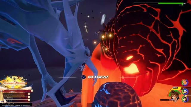 KINGDOM HEARTS Ⅲ Ice/Lava Titan Lv1 (2:18)