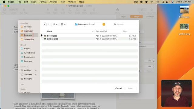 Mac Pages Tricks for Reusing Image Settings