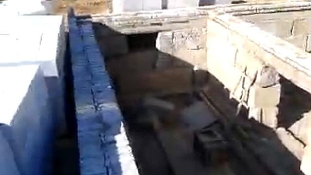 кладка цоколя, начало работ.