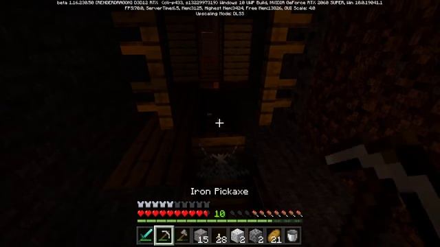 Minecraft RTX - Mineshaft Demonstration (RTX 2060 Super)