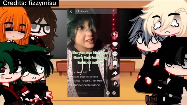 Dekus middle school class react to him BNHA mha villaindeku middleschooldeku