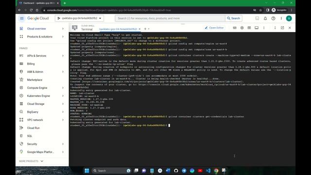 Kubernetes Engine: Qwik Start || GSP100