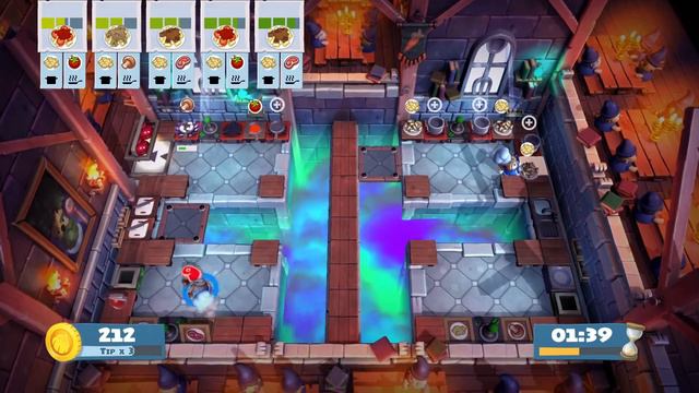 Overcooked 2 - Level 5-5 - 4 stars (solo)