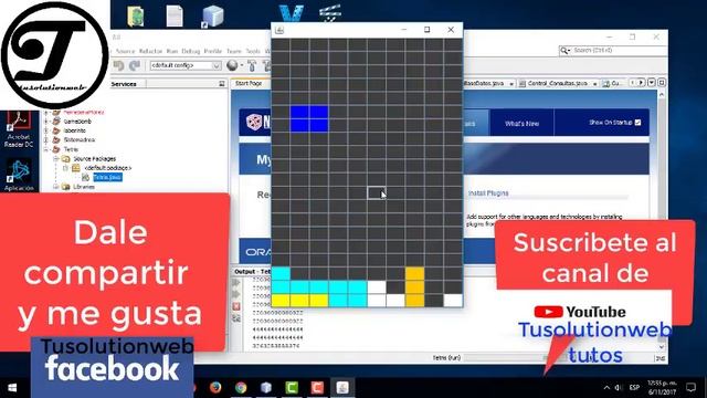 crear juego en java netbeans (TETRIS CODIGO FUENTE)