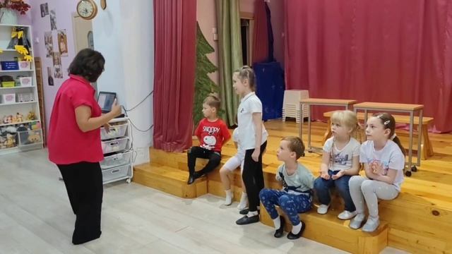 Детское театральное занятие  5-6 лет . Развитие пластики координации. Рыбки и Медузы. Кукляндия