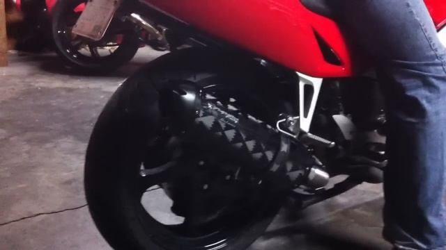 98 Honda VFR800 Two Brothers Black Exhaust