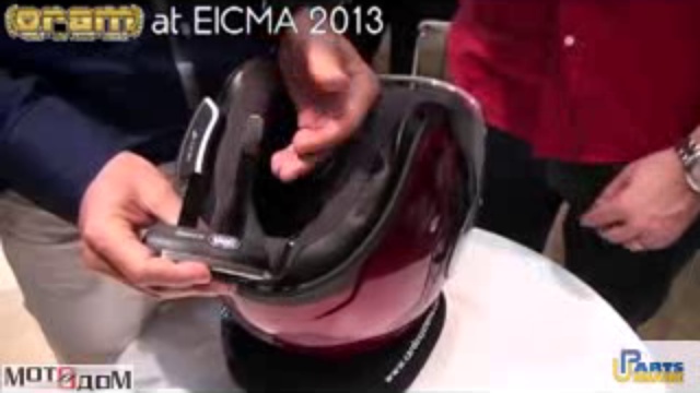 Oram @ EICMA 2013- CARDO SHO-1 NEW Shoei Communication System Презентация
