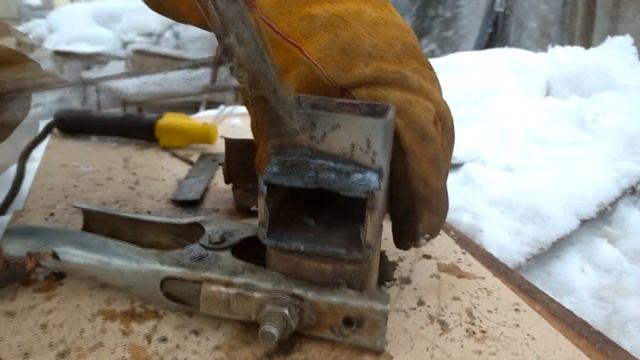 Сварка профильной трубы.