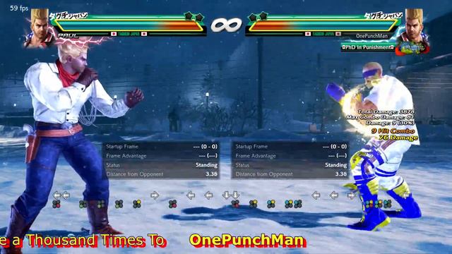 Tekken 7 Paul Best Moves Guide with Combos (Part 34)
