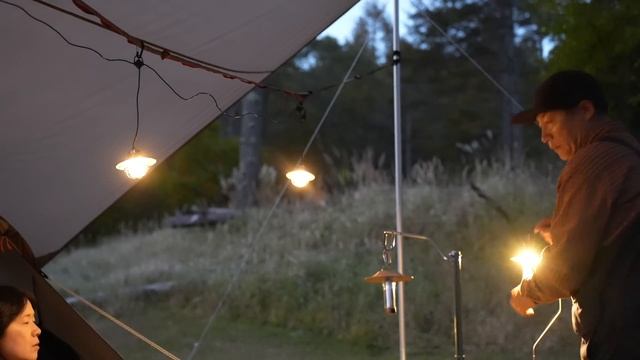 【夫婦キャンプ】最高のロケーションでキャンプ/snow peak Land Nest /五光牧場オートキャンプ場/ASMR/camping