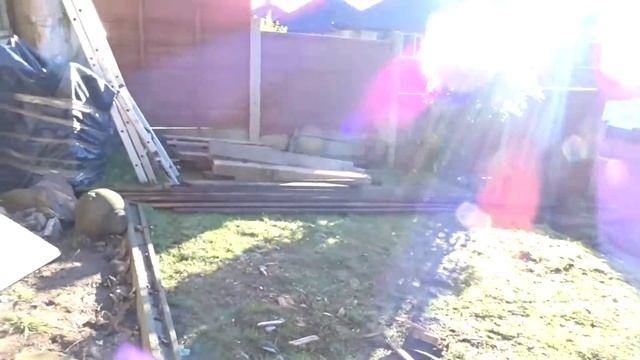 Weekend 1 - Removing metal shed and decking!