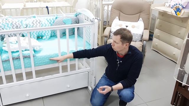 Руслан - детская кроватка (Красная звезда) - Обзор от Boan Baby