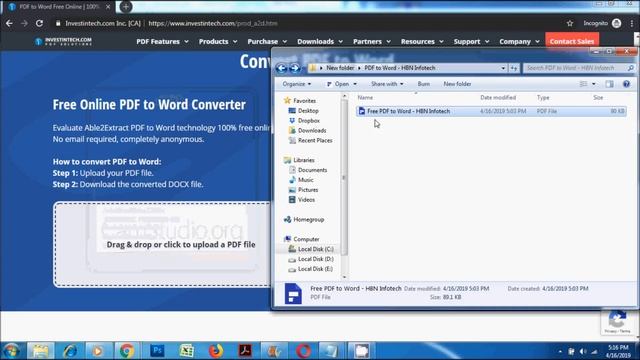 How to convert pdf to word for free - Free online pdf to word tool