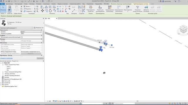 Соединение элементов MEP на 3D виде с помощью плагина для Revit