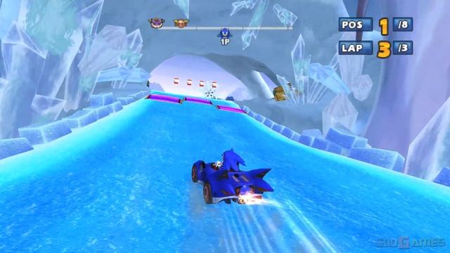 Sonic & Sega All-Stars Racing - Gameplay Wii 4K 2160p (Dolphin 5.0)