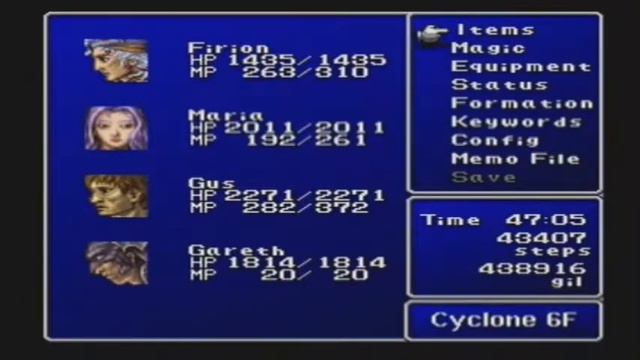 Let's Play Final Fantasy Origins: Final Fantasy II - Episode 20 - "Cyclone and Fall of the Empire?"