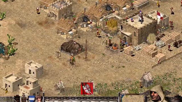 Stronghold Crusader - Путь крестоносца - уровень 21 - Пустынный вихрь!