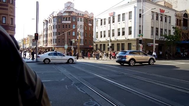 Nikon Coolpix S6400: trams near Capitol Theatre, Chinatown, Sydney