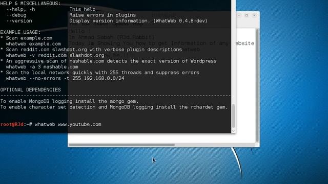 How to get Website Information using WHATWEB Tool In Kali Linux!
