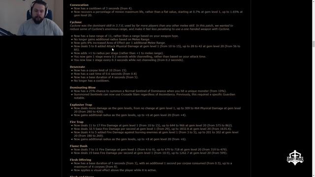 Blight Patch Notes - Skills and item changes